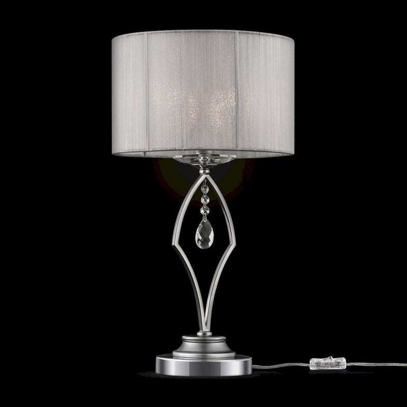 Table lamp Maytoni Miraggio organza chrome