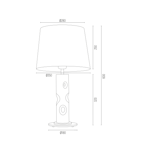 Desk lamp 1 flame Aragon NANCY (1 x 15W (max), E27)