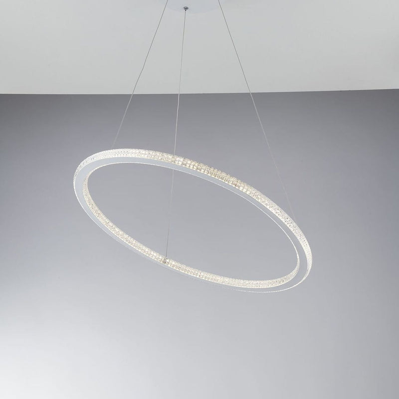 Pendant lamp Luce Ambiente e Design BRYANT-1 acrylic LED