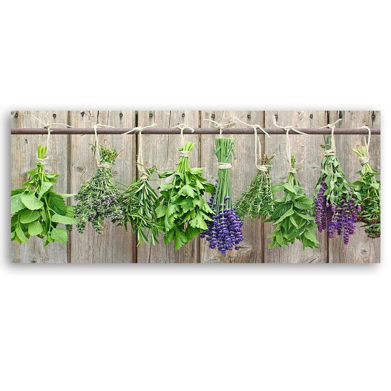 Canvas print, Herbs for drying
