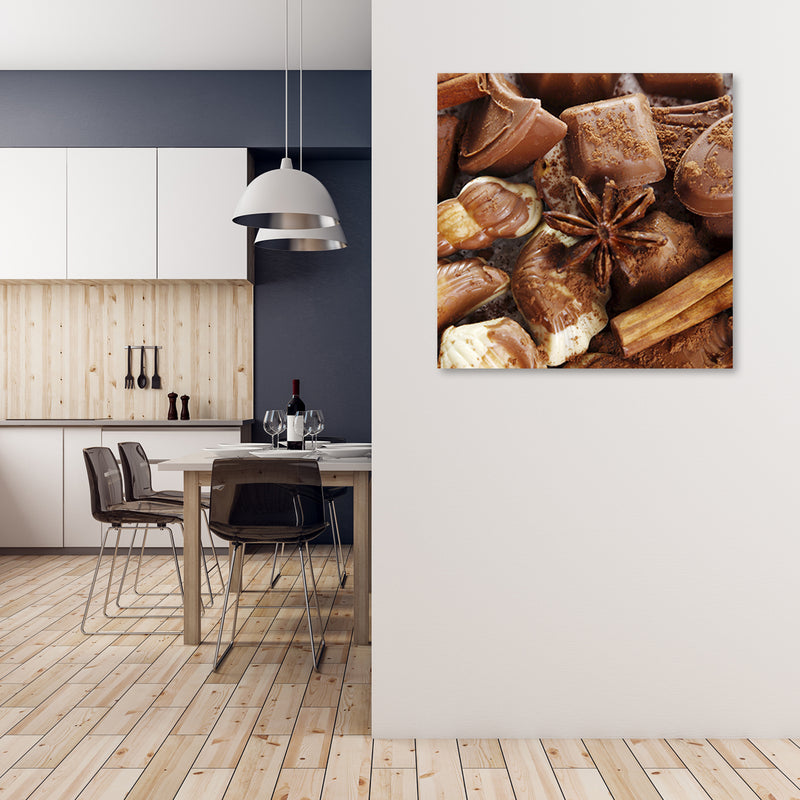 Deco panel print, Chocolate with anise