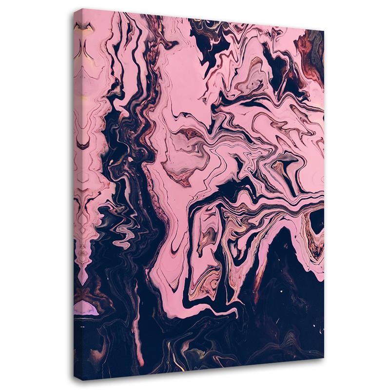 Canvas print, Abstract painted in pink
