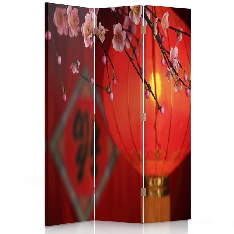 Room divider Double-sided rotatable, Japanese lantern