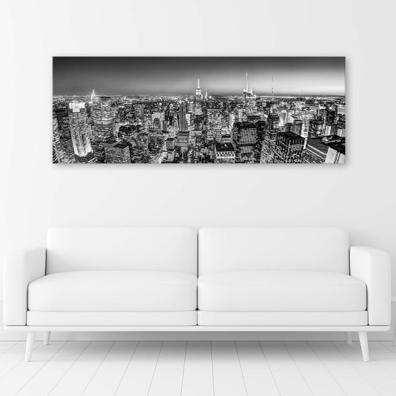 Deco panel print, New york city skyline