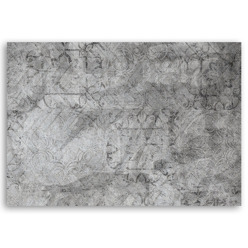 Canvas print, Grey pattern on concrete wall