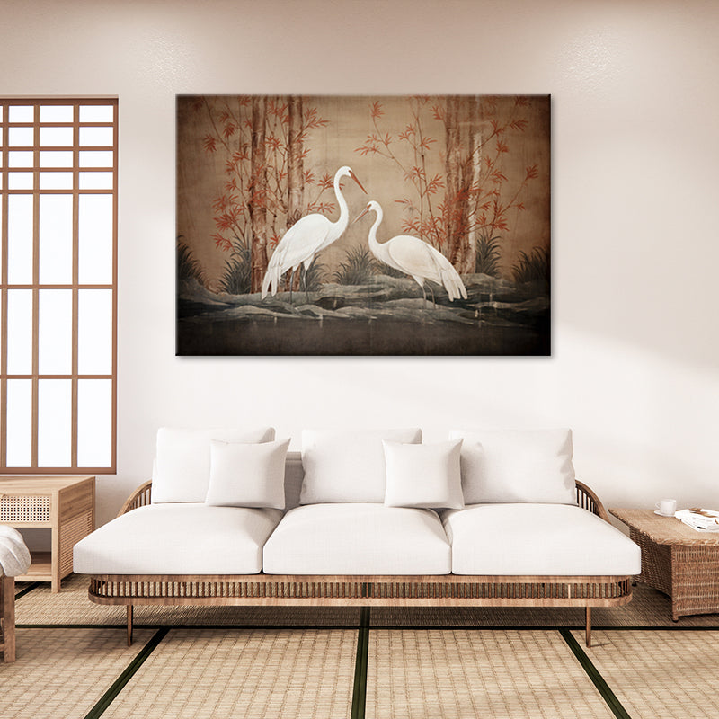 Deco panel picture, Animal Oriental Bird