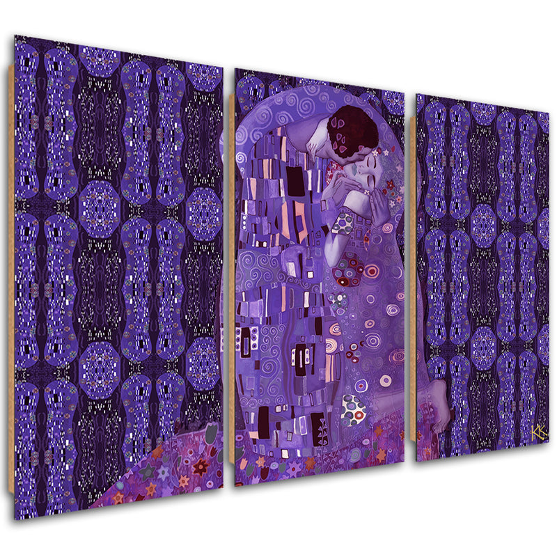 Panel decorativo con cuadros de tres piezas, Extracto de Mujer Cumplida