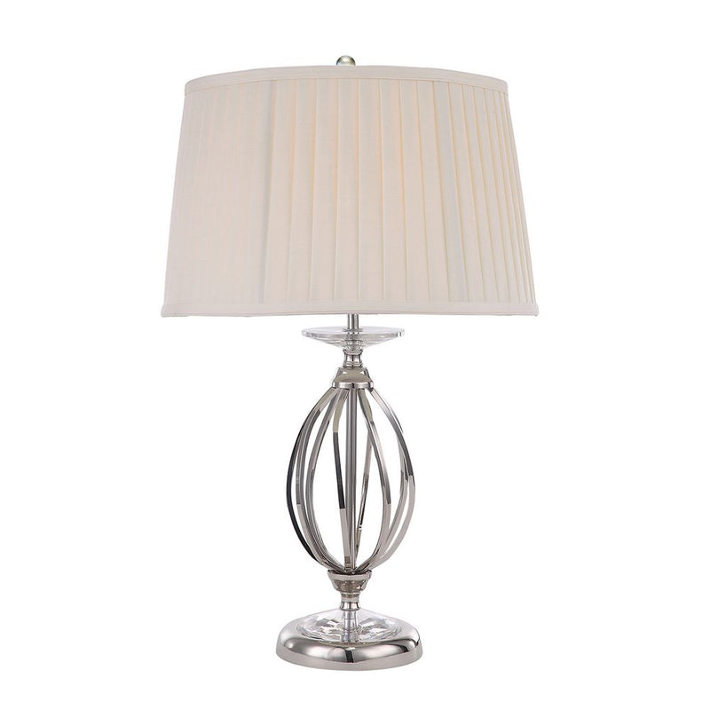 Table lamp Elstead Lighting (AG-TL-POL-NICKEL) Aegean steel E27