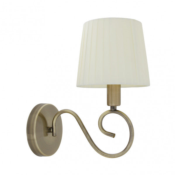 AMSTERDAM wall sconce 1xE14 leather