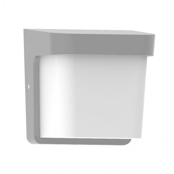 AGAR outdoor wall light 1xE27 polycarbonate Grey