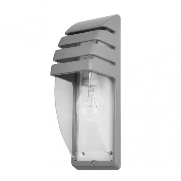 ELNATH outdoor wall light 1xE27 metal / polycarbonate Grey