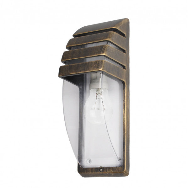 ELNATH outdoor wall light 1xE27 metal / polycarbonate black