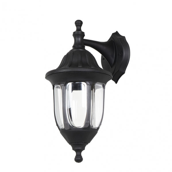 ANGELICA outdoor wall light 1xE27 polycarbonate black