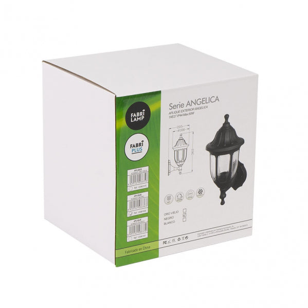 ANGELICA outdoor wall light 1xE27 polycarbonate gold