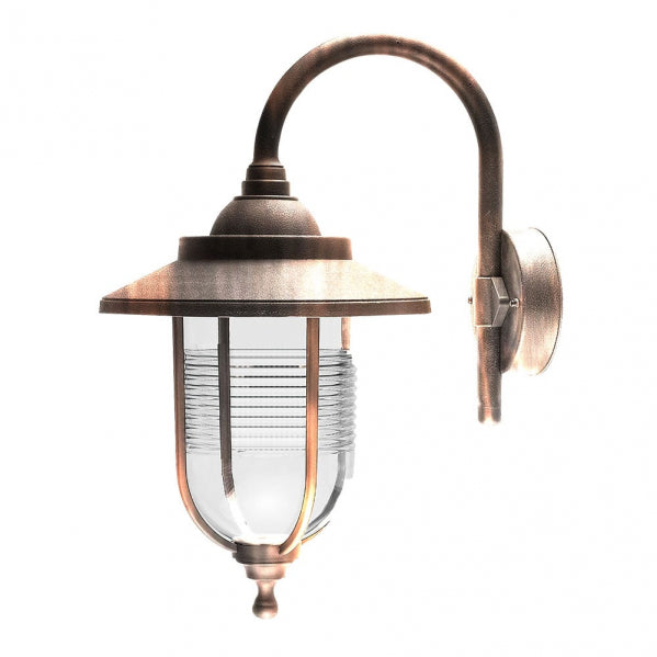 CANELA outdoor wall light 1xE27 polycarbonate gold