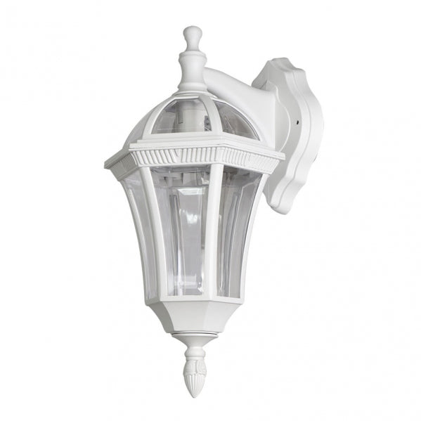COMINO outdoor wall light 1xE27 polycarbonate white