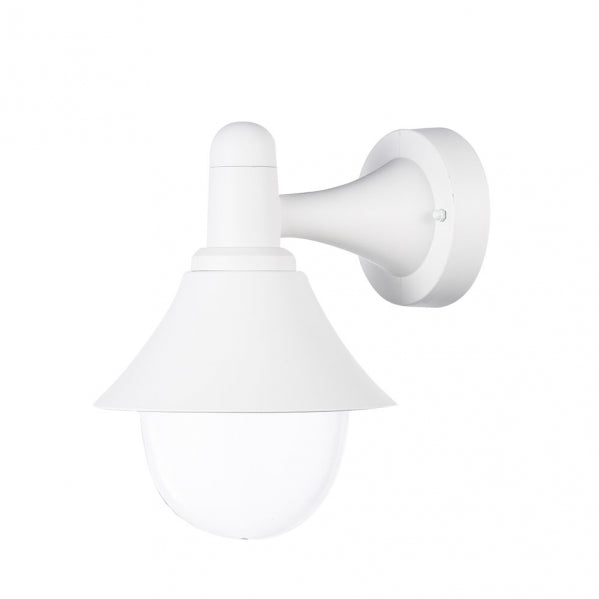 MENTOL outdoor wall light 1xE27 polycarbonate white