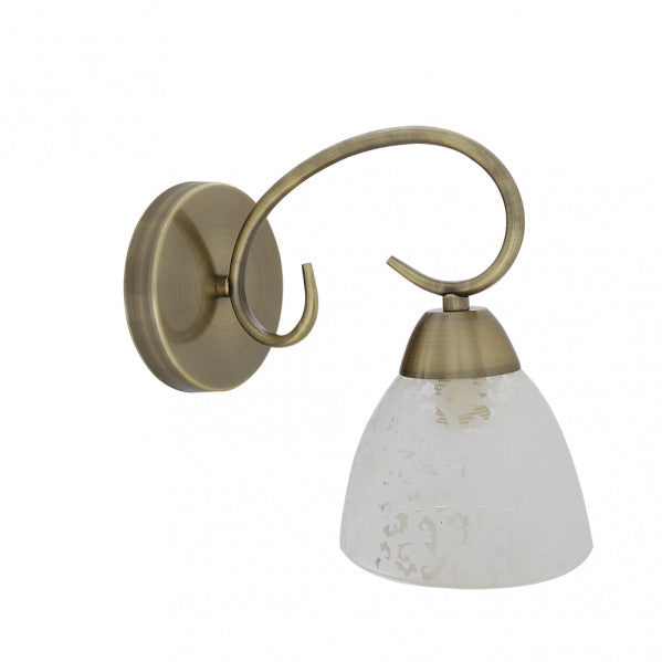 JAIPUR wall sconce 1xE14 leather