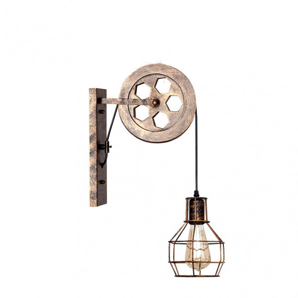 MARCAJE washer sconce 1xE27 brown