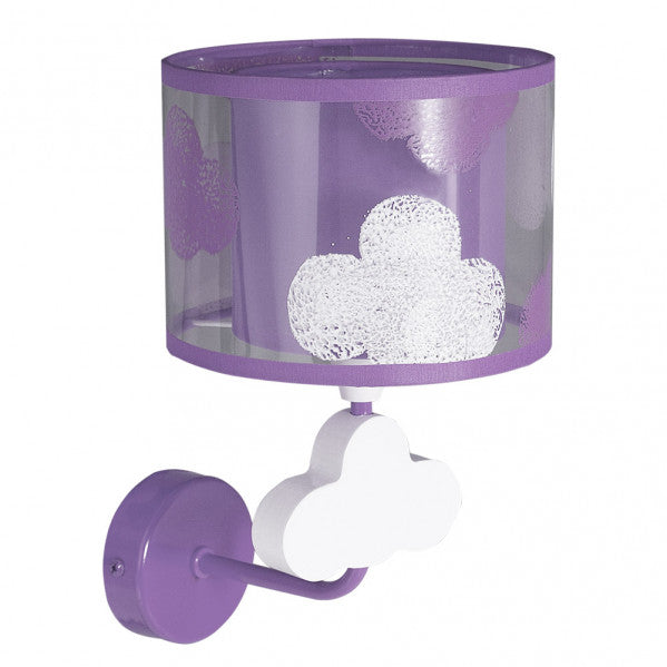 NUBE wall sconce 1xE14 lilac