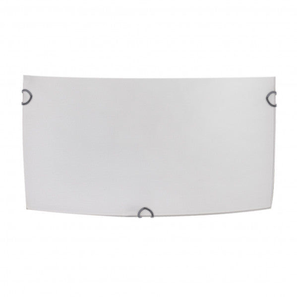 AYLA wall sconce 1xE27 metal / crystal white