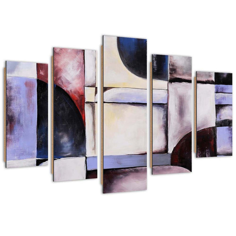 Panel decorativo con imagen de cinco piezas, Paz de color