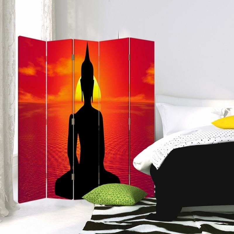 Room divider Double-sided, Buddha Meditation