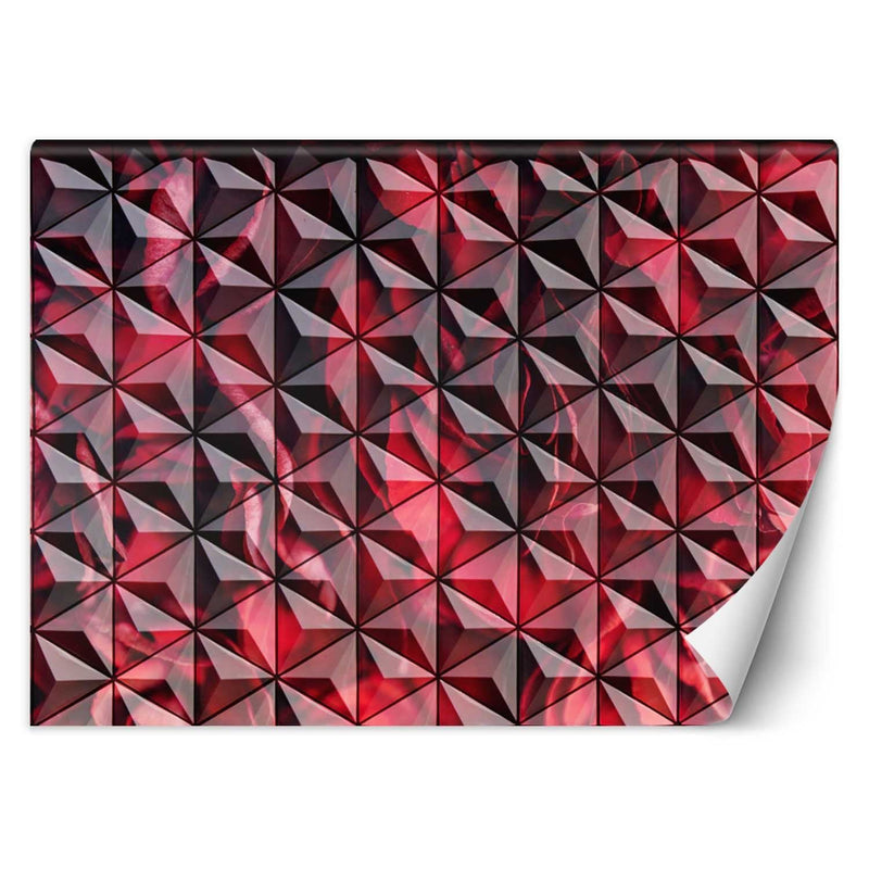 Wallpaper, Red geometry