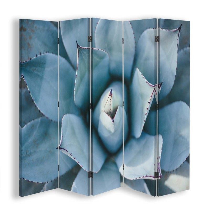 Room divider Double-sided rotatable, Agave from above