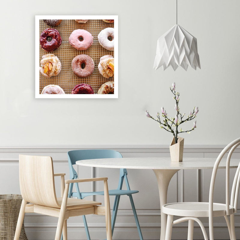 Canvas print, Delicious donuts