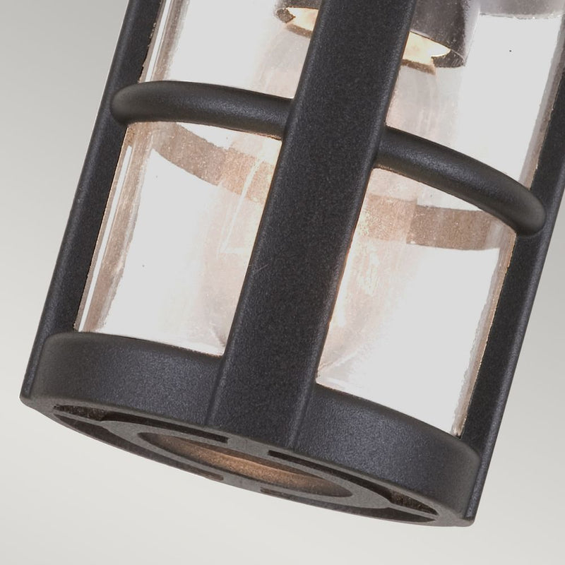 Outdoor ceiling light Elstead Lighting (BL21A-BLACK) Hereford die-cast aluminium, glass E27