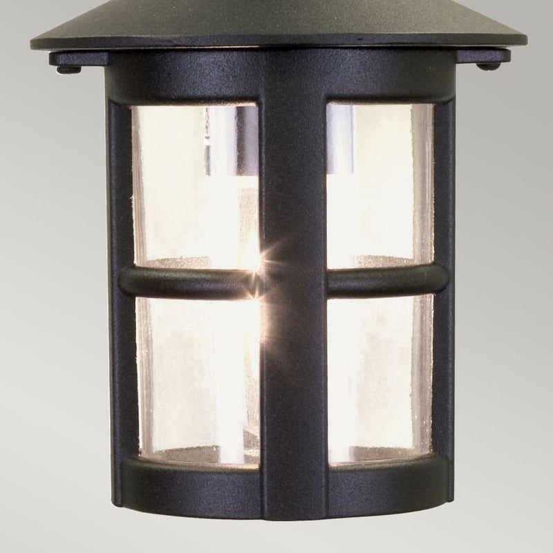 Outdoor ceiling light Elstead Lighting (BL21B-BLACK) Hereford die-cast aluminium, glass E27