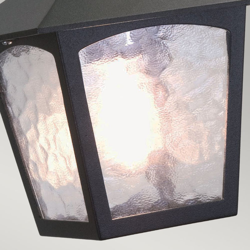 Outdoor ceiling light Elstead Lighting (BL6B-BLACK) York die-cast aluminium, glass E27