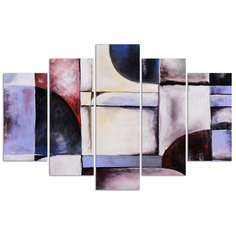 Panel decorativo con imagen de cinco piezas, Paz de color