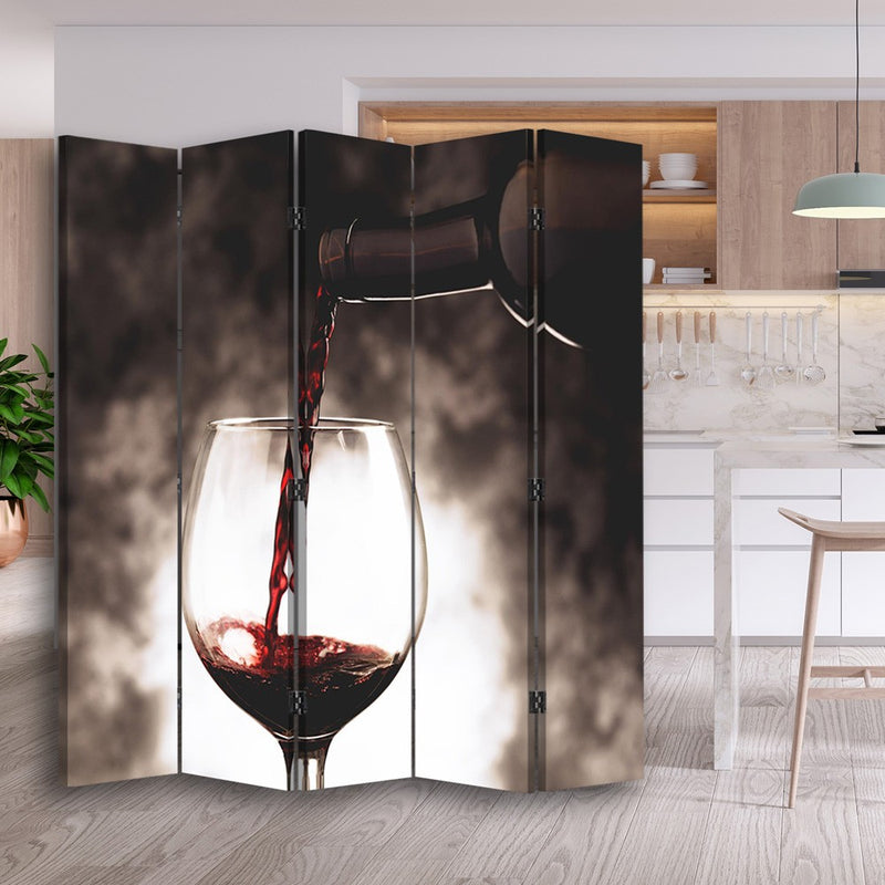 Room divider Double-sided, Time for a glass of wine