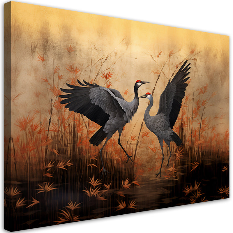 Canvas print, Crane Nature Birds