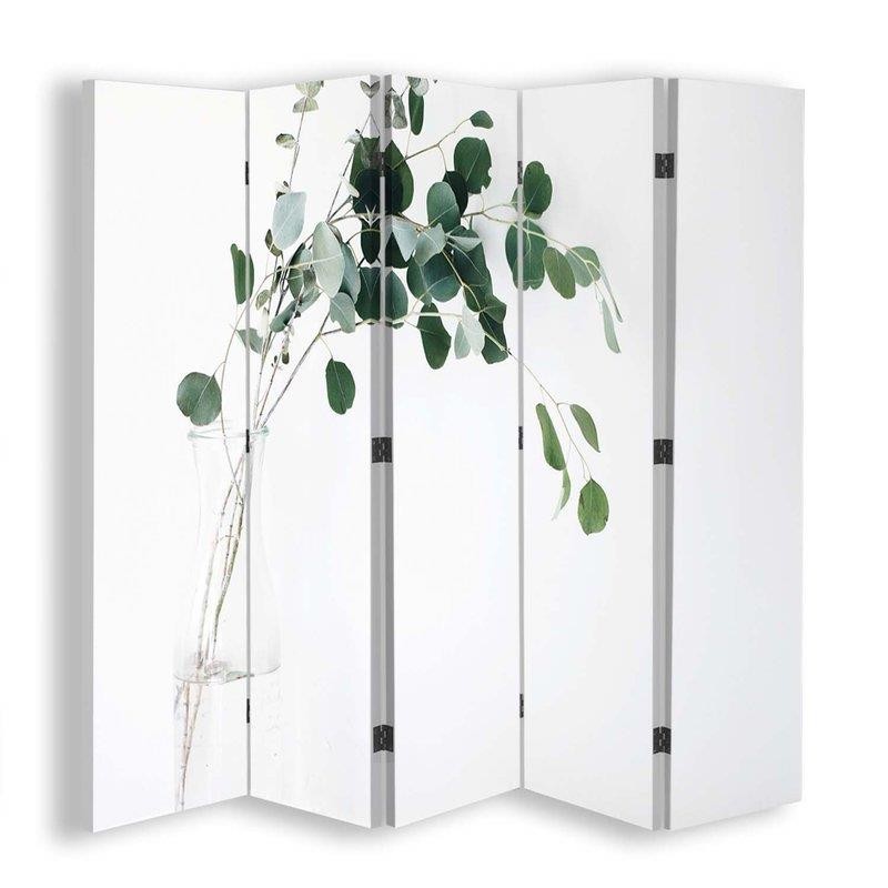 Room divider Double-sided, Twigs in a glass vase