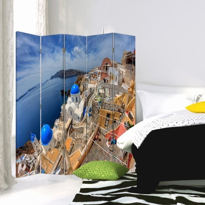 Room divider Double-sided, Santorini