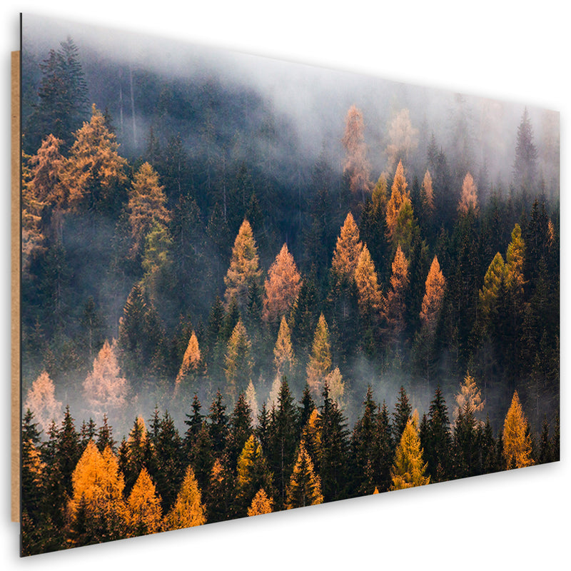 Deco panel print, Autumn tree landscape
