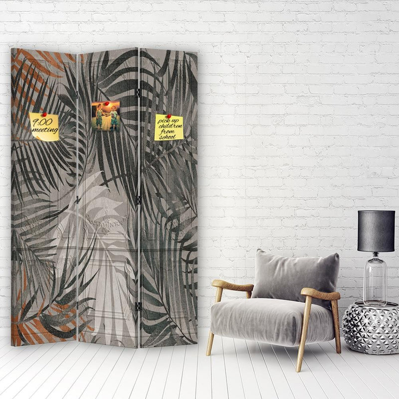 Room divider Double-sided PIN IT, The dance of leaves
