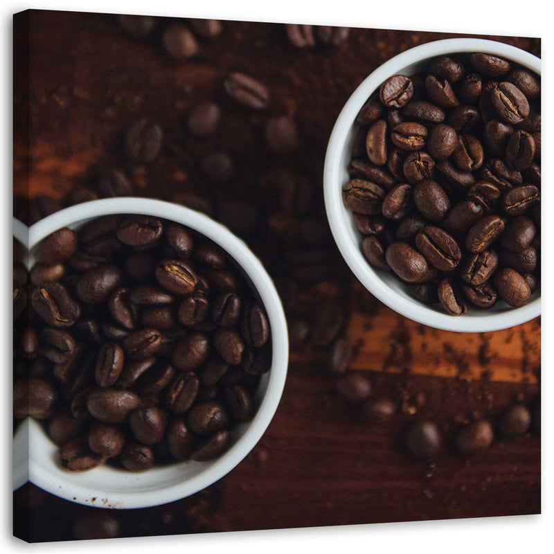 Canvas print, Cups full of coffee