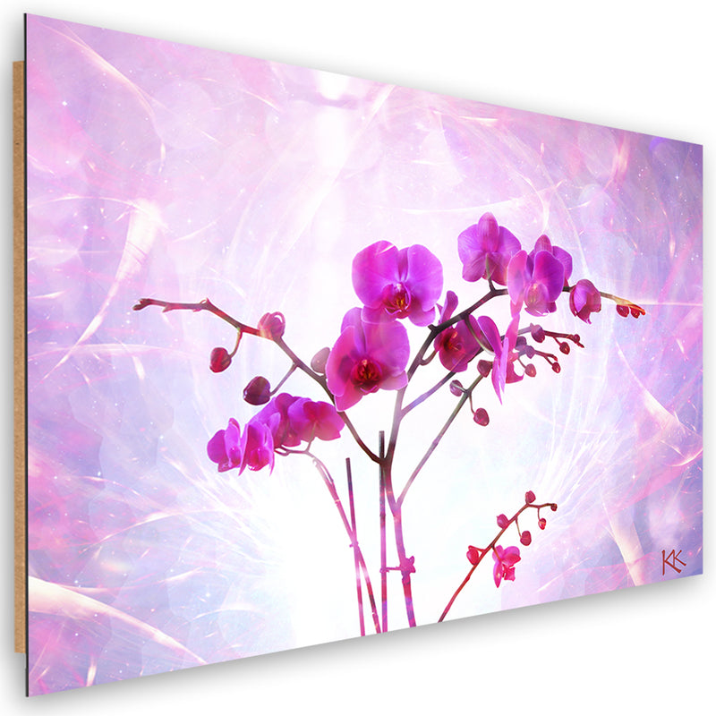 Panel decorativo estampado, Flor de orquídea