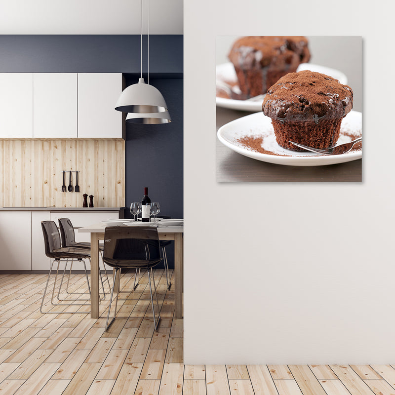 Deco panel print, Chocolate muffins