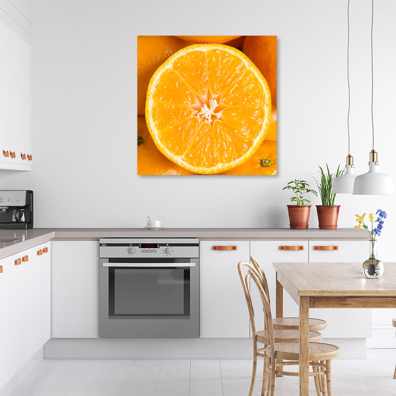 Canvas print, Orange macro