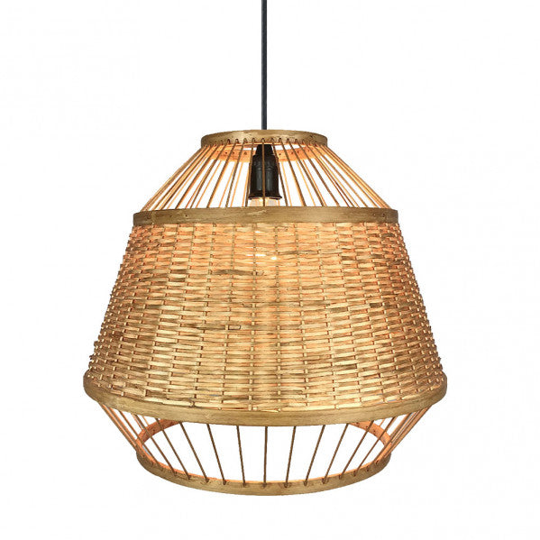 CROTON pendant lamp 1xE27 bamboo light wood