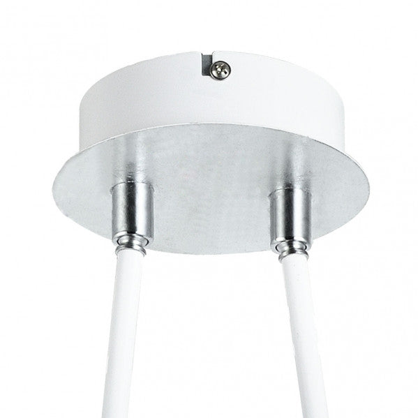 CIUDAD DEL CABO chandelier 12W metal white