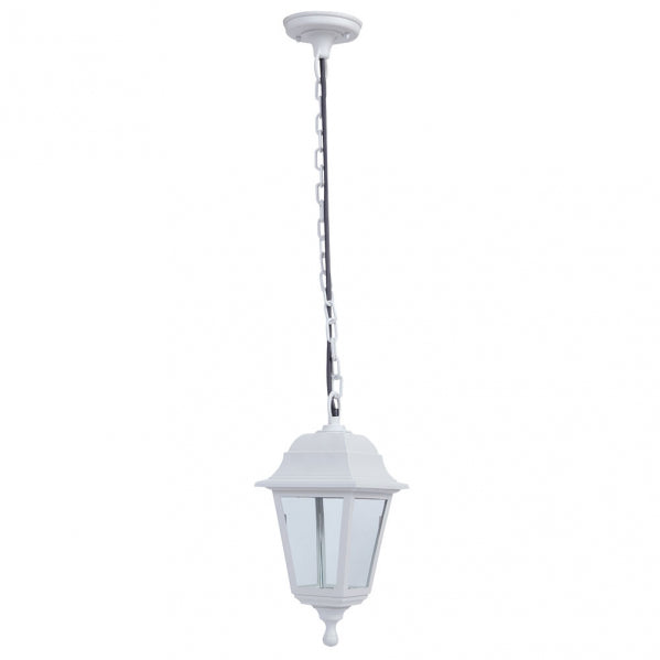 ALBAHACA outdoor ceiling light 1xE27 crystal / polycarbonate white