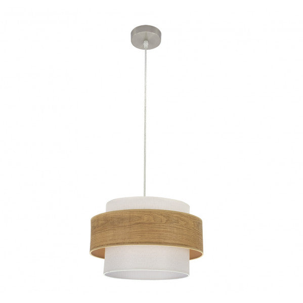 MYRIAM pendant lamp 1xE27 light wood