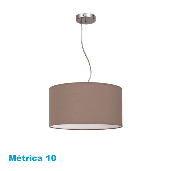 NICOLE pendant lamp 2xE27 metal / textile