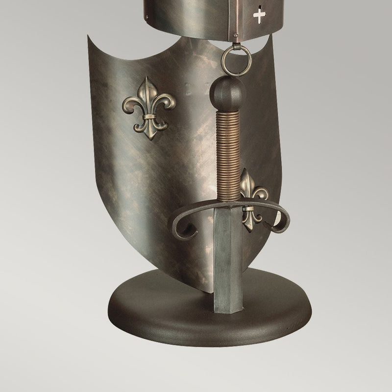 Table lamp Elstead Lighting (CRUSADER-T-L) Crusader steel GX53
